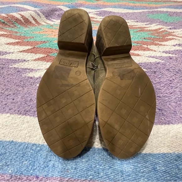 Ankle side zip suede booties - Picture 6 of 6